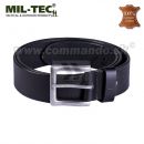 MIL-TEC® kožený opasok 90-140 cm čierny Mens Belt