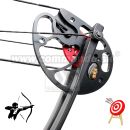 Luk kladkový REX Compound Bow 25-65Lbs čierny