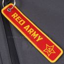 RED ARMY RBF prívesok kľúčenka Remove Before Flight