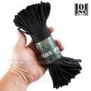 Lano čierne Black Paracord 30m 7 vlákien 101 INC.