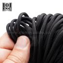 Lano čierne Black Paracord 30m 7 vlákien 101 INC.