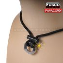 FireCord Necklace prívesok s kresadlom Fosco