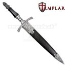 Dýka Templar Silver ozdobná 42cm ZS212