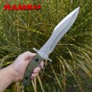 Rambo V Part veľký survival nôž Hunting Knife