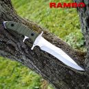 Rambo V Part veľký survival nôž Hunting Knife