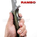 Rambo V Part veľký survival nôž Hunting Knife