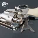 Vzduchová pištoľ Revolver Colt SAA .45 Peacemaker Nickel CO2 4,5mm BBsteel