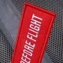 Remove Before Flight Heavy RBF prívesok kľúčenka