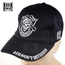 AIRSOFT DIVISION Black šiltovka Baseball Cap 101 INC