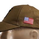 AIRBORNE Khaki šiltovka Baseball Cap Fostex Garment