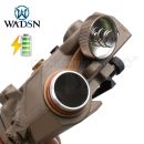 Zameriavač WDX001-DE Aiming Device Red Laser + Flashlight WADSN