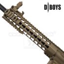 Airsoft Dboys M4 KEY-MOD 10" DE AEG 6mm