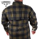 Lumberjack Longhorn teplá flanelová košeľa Black Olive