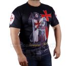 Templar Knight Black Sublimate Tričko čierne Barbaric®