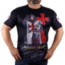 Templar Knight Black Sublimate Tričko čierne Barbaric®
