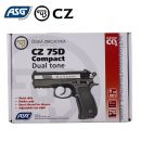 Airgun Pistol Vzduchovka CZ 75 Compact Dual Tone GNB CO2 4,5mm