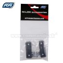 Obrázok 5. M-LOK 5 slots 2x6cm kovové lišty Metal Rails ASG 19528