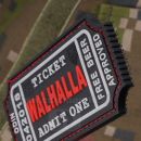 WALHALLA Ticket blackmedic 3D nášivka PVC JTG