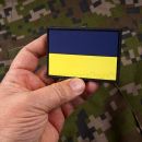 Ukrajina UKRAINE Flag farebná 3D nášivka PVC 15050