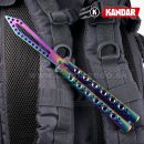 Motýlik Balisong N432 XL tréningový zatvárací nôž Kandar®