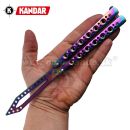 Motýlik Balisong N432 XL tréningový zatvárací nôž Kandar®