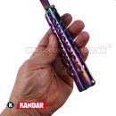 Motýlik Balisong N432 XL tréningový zatvárací nôž Kandar®