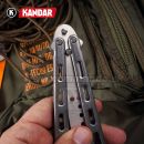 Motýlik Balisong N424 XL MEGA tréningový zatvárací nôž Kandar®