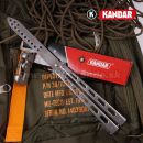 Motýlik Balisong N424 XL MEGA tréningový zatvárací nôž Kandar®