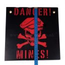 Tabula Danger Mines! Pozor miny! Black Red 101 INC
