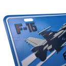 Ceduľa F-16 Fighting Falcon License plate