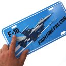 Ceduľa F-16 Fighting Falcon License plate