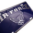 Ceduľa AIR FORCE The United States License plate