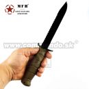 Rakúsky Bojový nôž Dýka s pílkou OD ZH Tactical Knife BH