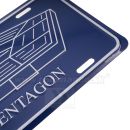 Ceduľa PENTAGON License plate