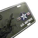 Ceduľa U.S AIRFORCE Vintage Series License plate