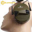 Earmor M30 OLIVE Zelené Elektronické chrániče sluchu OPSMEN