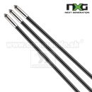Sklolaminátové šípy NXG 30"do luku čierne spin 700,  Fiberglass arrows