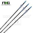 Sklolaminátové šípy NXG 26"do luku čierne spin 700,  Fiberglass arrows