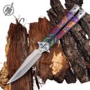 Laser Rainbow 3D motýlik Balisong Martinez Albainox®