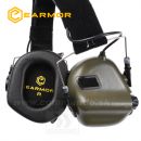 Earmor M31 Elektronické chrániče sluchu OPSMEN Olivové
