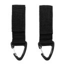 MOLLE Carabiner Hook 2ks Black JFO02