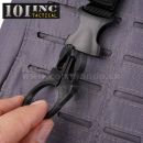 MOLLE Water Bottle Ring 2ks Black JFO07