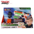 TACK PRO CROW I SET nerfka 18cm + 14ks nábojov