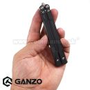 GANZO Firebird motýlik čierny Balisong G766-BK