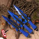 Vrhacie nože SCK Blue Wasps  set 3 kusy Throwing Knives