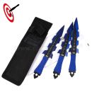 Vrhacie nože SCK Blue Wasps  set 3 kusy Throwing Knives