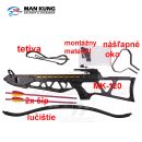 Reflexná kuša ManKung 120Lbs Recurve Crossbow MK-120R