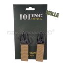 MOLLE Carabiner Snap Hook 2ks Coyote JFO03