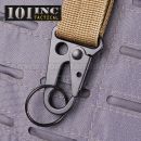 MOLLE Carabiner Snap Hook 2ks Coyote JFO03