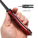 Obrázok 7. Vreckový zatvárací nôž FIRE BRIGADE Folding Knife červený